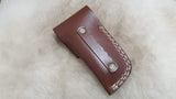 "LSU TIGERS" HAND MADE DAMASCUS/BONE FOLDER W/SHEATH