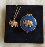 ELEPHANT NECKLACE AND DISPLAY BOX