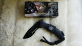 MARINES TACTICAL Rescue Knife-New-Black