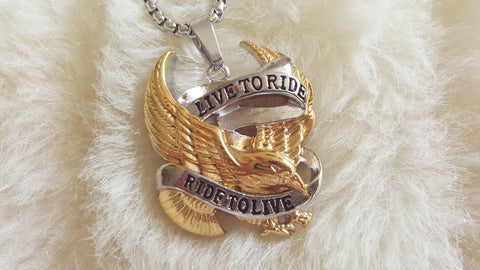 MOTORCYCLE 3D NECKLACE