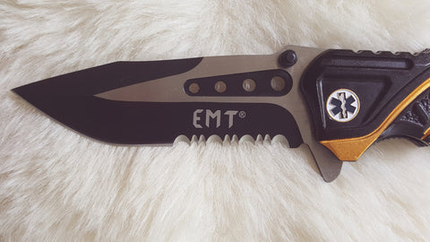 EMT RESCUE Pocket Knife-New