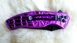 SPIDER SURVIVAL KNIFE-New in Box-Purple