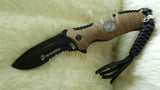 MARINES TACTICAL Rescue Knife-New-Desert Tan