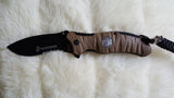 MARINES TACTICAL Rescue Knife-New-Desert Tan