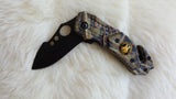 K-9 POLICE/MILITARY Tactical Rescue Camo Knife-New