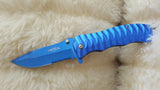 BLUE WAVE Tactical Pocket Knife-New