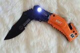EMT LED Tactical Rescue Knife-New