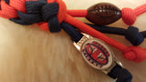 Auburn University Football Paracord Keychain