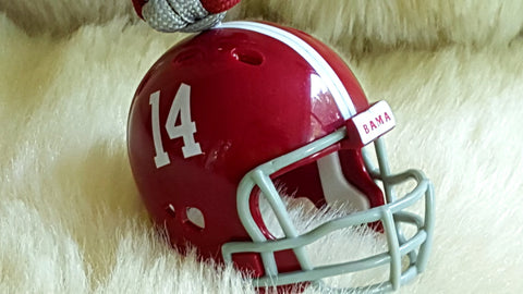 alabama miniature football helmet ALABAMA Football Helmet Paracord Keychain-NEW – Bama Paracord & More